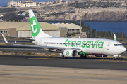 Transavia Boeing 737-8K2 (PH-HZE) at  Gran Canaria, Spain