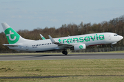 Transavia Boeing 737-8K2 (PH-HZE) at  Luxembourg - Findel, Luxembourg