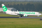 Transavia Boeing 737-8K2 (PH-HZG) at  Eindhoven, Netherlands