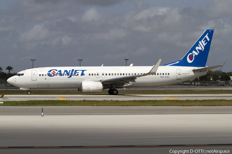 CanJet Boeing 737-8K2 (PH-HZL) | Photo 432673
