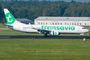 Transavia Boeing 737-8K2 (PH-HZN) at  Eindhoven, Netherlands