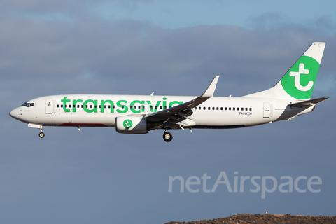 Transavia Boeing 737-8K2 (PH-HZN) at  Gran Canaria, Spain