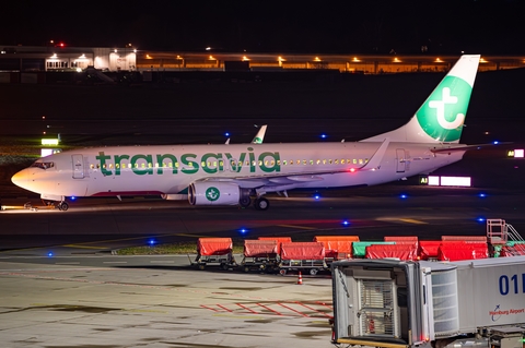 Transavia Boeing 737-8K2 (PH-HZV) at  Hamburg - Fuhlsbuettel (Helmut Schmidt), Germany