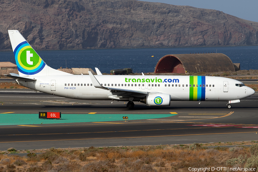 Transavia Boeing 737-8K2 (PH-HZX) | Photo 260661