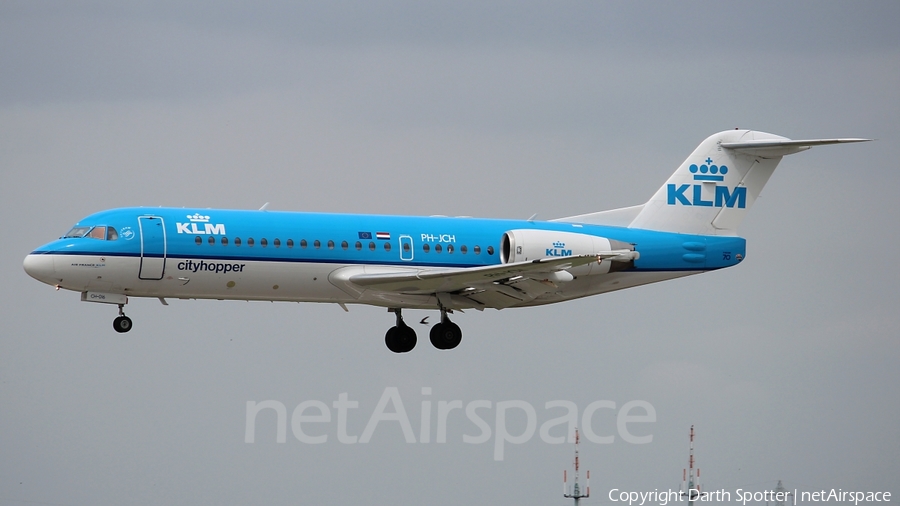 KLM Cityhopper Fokker 70 (PH-JCH) | Photo 210025