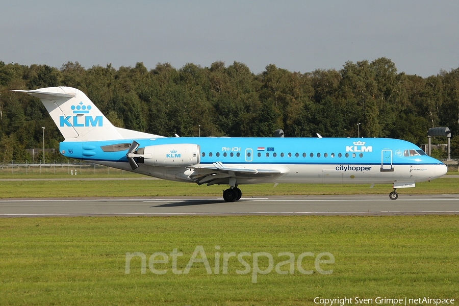 KLM Cityhopper Fokker 70 (PH-JCH) | Photo 17666