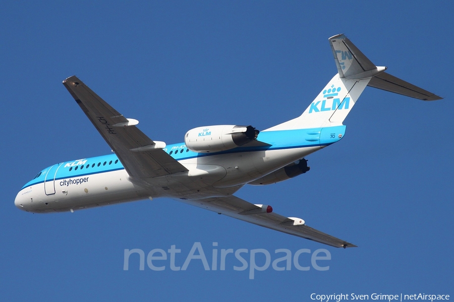 KLM Cityhopper Fokker 70 (PH-JCH) | Photo 18005
