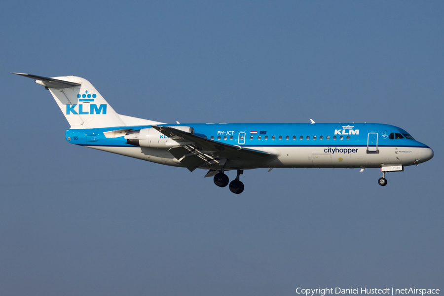 KLM Cityhopper Fokker 70 (PH-JCT) | Photo 543266