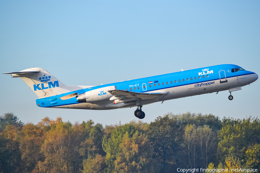 KLM Cityhopper Fokker 70 (PH-JCT) | Photo 449057