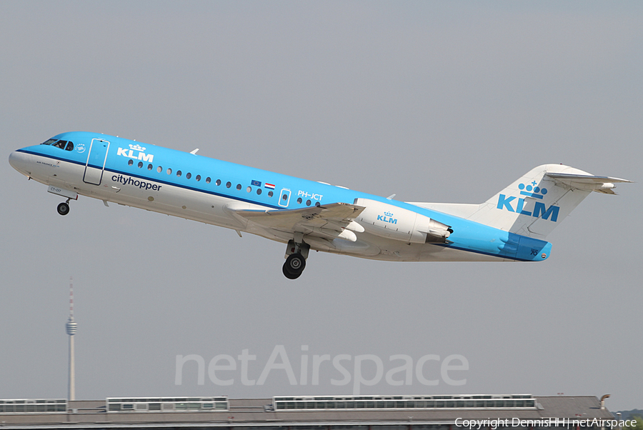 KLM Cityhopper Fokker 70 (PH-JCT) | Photo 391054