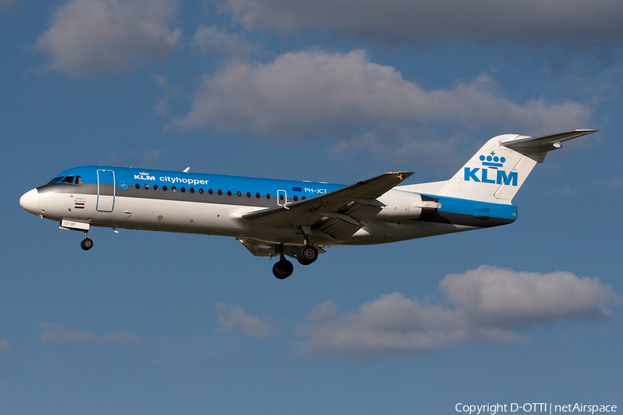 KLM Cityhopper Fokker 70 (PH-JCT) | Photo 266435