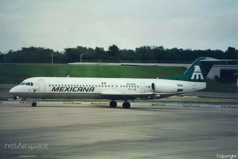 Mexicana Fokker 100 (PH-JXW) | Photo 77392