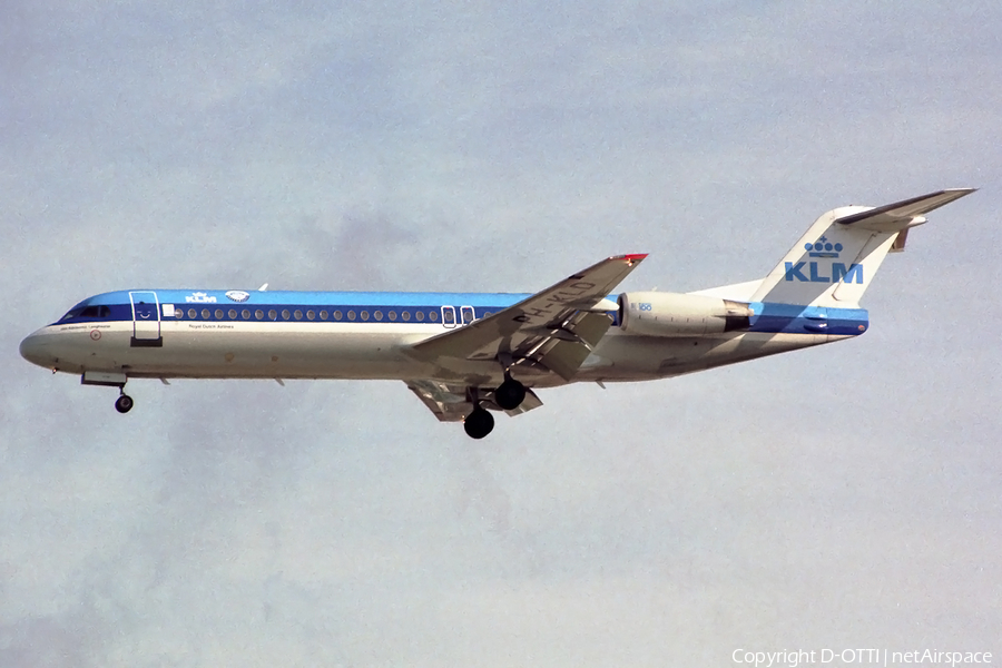KLM - Royal Dutch Airlines Fokker 100 (PH-KLD) | Photo 146896