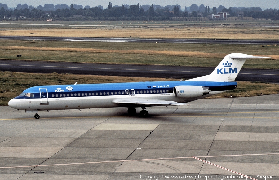 KLM - Royal Dutch Airlines Fokker 100 (PH-KLE) | Photo 440753