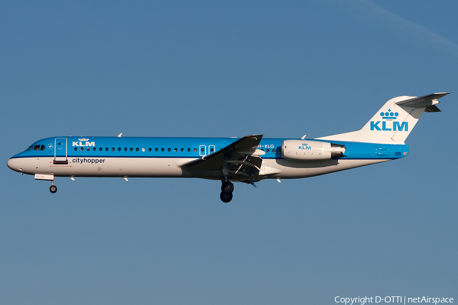 KLM - Royal Dutch Airlines Fokker 100 (PH-KLG) | Photo 202635