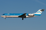 KLM - Royal Dutch Airlines Fokker 100 (PH-KLG) at  Amsterdam - Schiphol, Netherlands