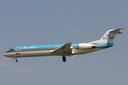 KLM - Royal Dutch Airlines Fokker 100 (PH-KLI) at  Frankfurt am Main, Germany