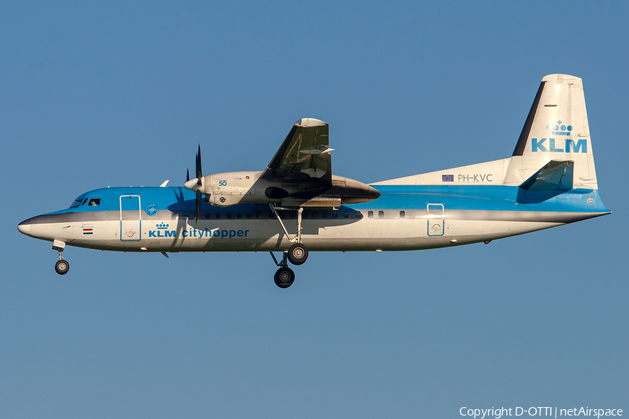 KLM Cityhopper Fokker 50 (PH-KVC) | Photo 303167