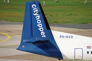 KLM Cityhopper Fokker 50 (PH-KVD) at  Hamburg - Fuhlsbuettel (Helmut Schmidt), Germany
