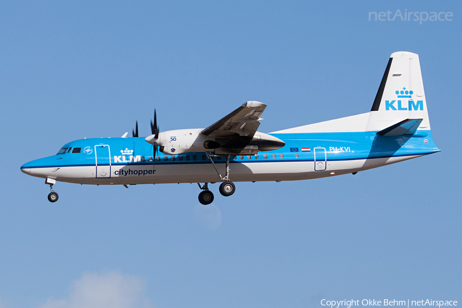 KLM Cityhopper Fokker 50 (PH-KVI) | Photo 58156