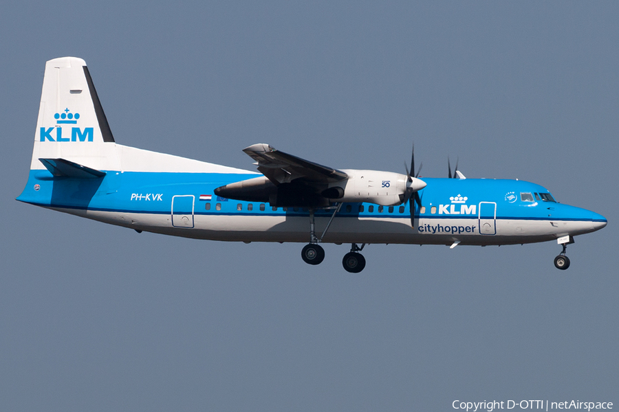 KLM Cityhopper Fokker 50 (PH-KVK) | Photo 196997