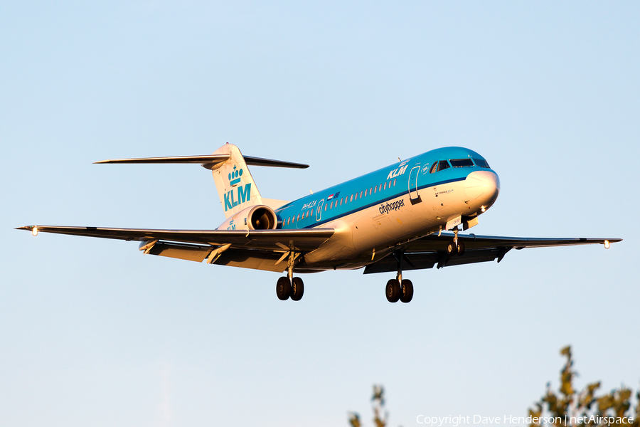 KLM Cityhopper Fokker 70 (PH-KZA) | Photo 43307