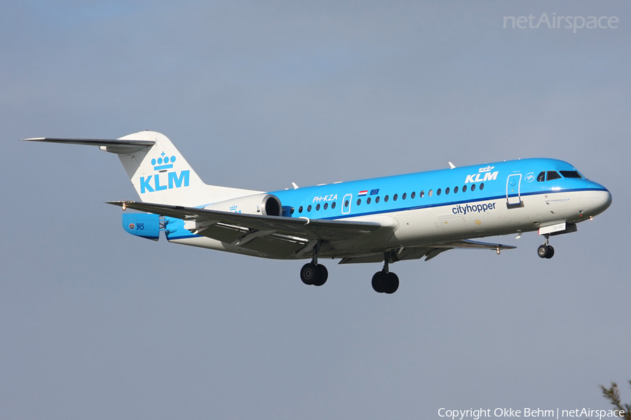 KLM Cityhopper Fokker 70 (PH-KZA) | Photo 52333