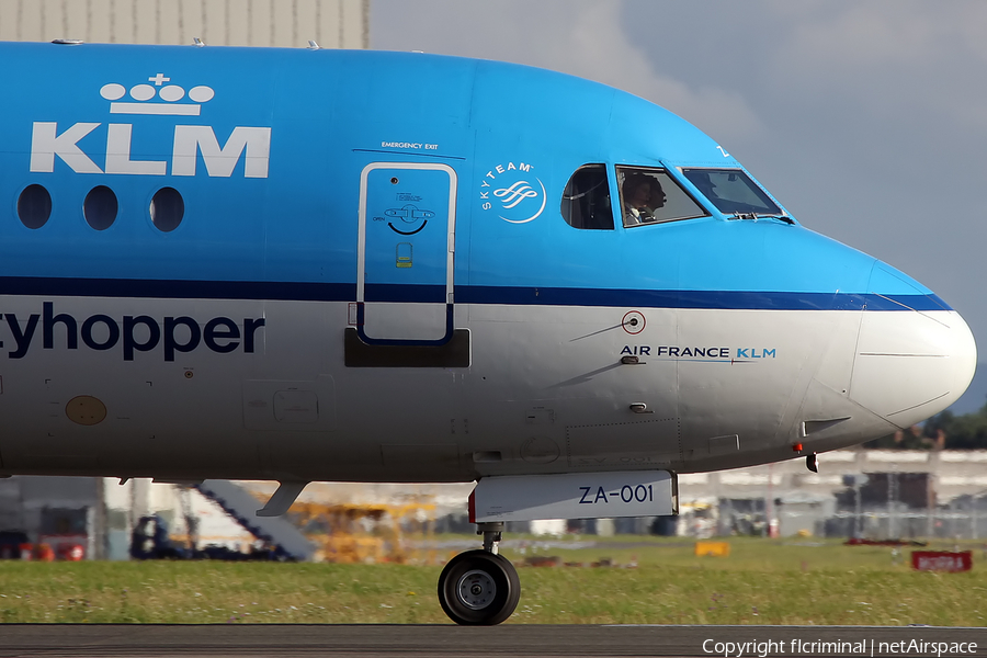 KLM Cityhopper Fokker 70 (PH-KZA) | Photo 8546