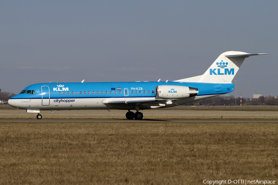 KLM Cityhopper Fokker 70 (PH-KZB) | Photo 404789