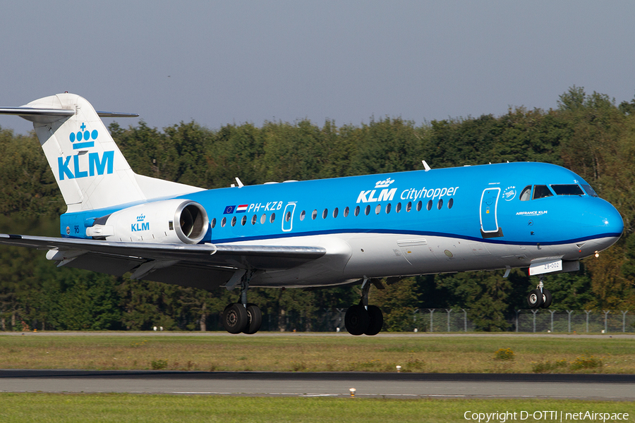KLM Cityhopper Fokker 70 (PH-KZB) | Photo 517657
