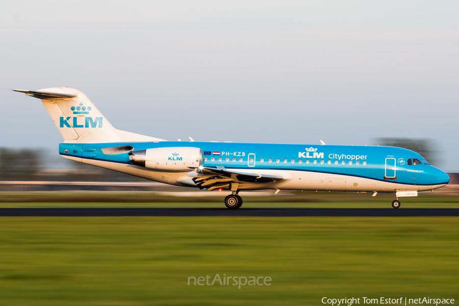 KLM Cityhopper Fokker 70 (PH-KZB) | Photo 125684