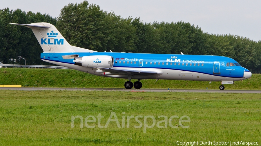 KLM Cityhopper Fokker 70 (PH-KZB) | Photo 237037