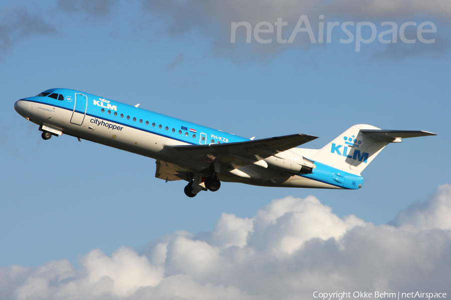 KLM Cityhopper Fokker 70 (PH-KZB) | Photo 246448