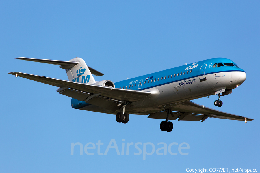 KLM Cityhopper Fokker 70 (PH-KZB) | Photo 51745