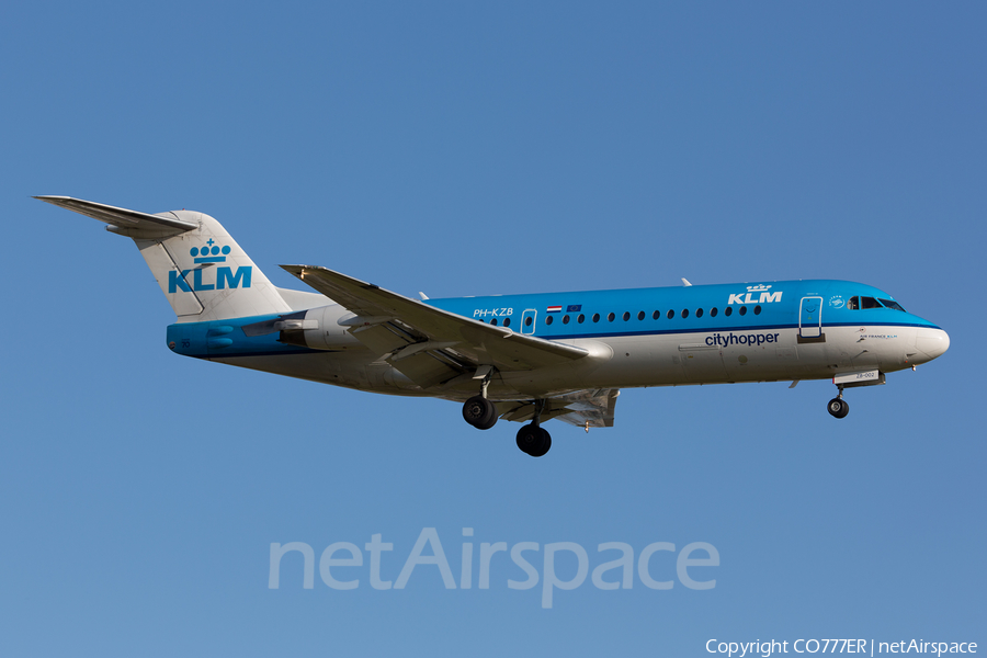 KLM Cityhopper Fokker 70 (PH-KZB) | Photo 51746