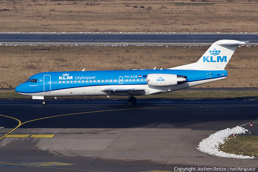 KLM Cityhopper Fokker 70 (PH-KZB) | Photo 66519