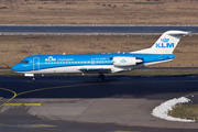 KLM Cityhopper Fokker 70 (PH-KZB) at  Dusseldorf - International, Germany