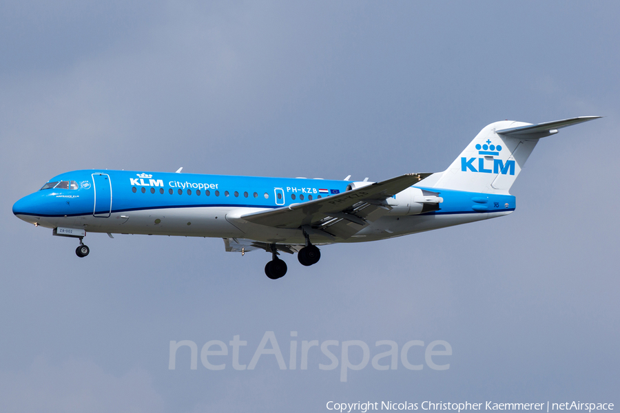 KLM Cityhopper Fokker 70 (PH-KZB) | Photo 121657