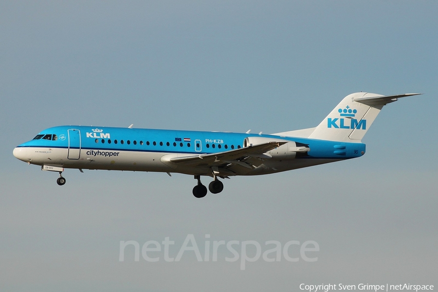 KLM Cityhopper Fokker 70 (PH-KZB) | Photo 17380