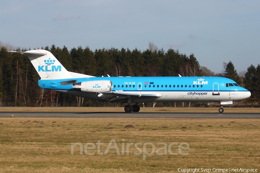 KLM Cityhopper Fokker 70 (PH-KZB) | Photo 41399