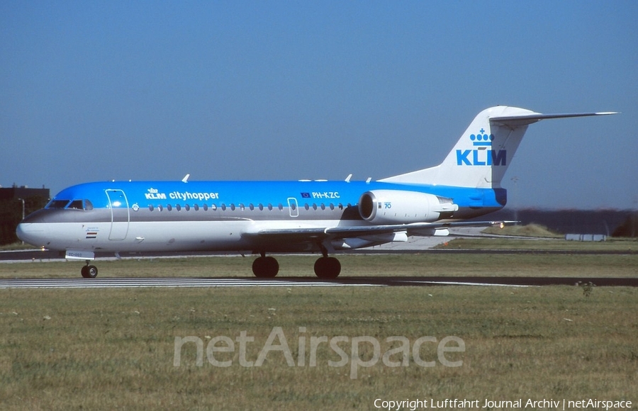 KLM Cityhopper Fokker 70 (PH-KZC) | Photo 398021