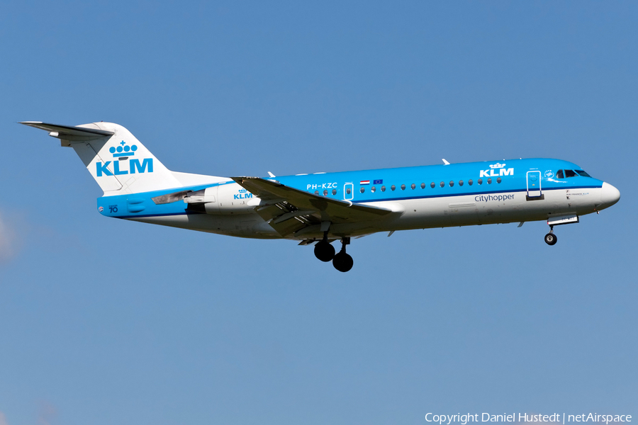 KLM Cityhopper Fokker 70 (PH-KZC) | Photo 641272