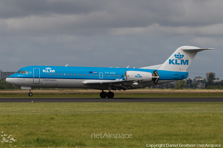 KLM Cityhopper Fokker 70 (PH-KZC) | Photo 135919