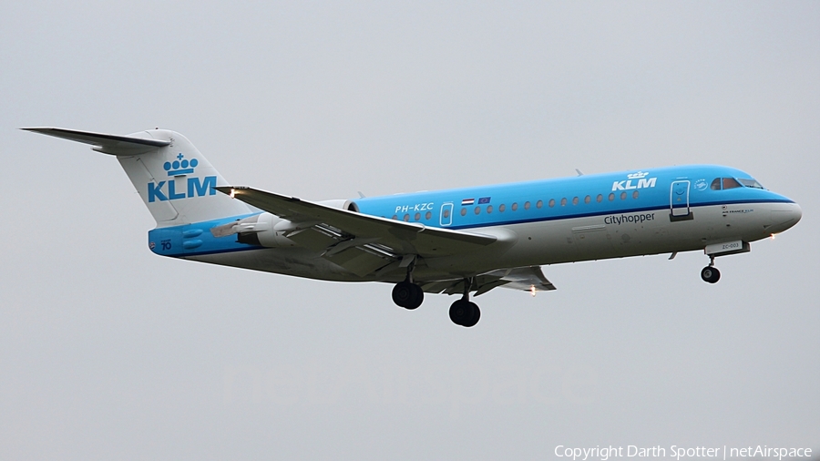 KLM Cityhopper Fokker 70 (PH-KZC) | Photo 209765