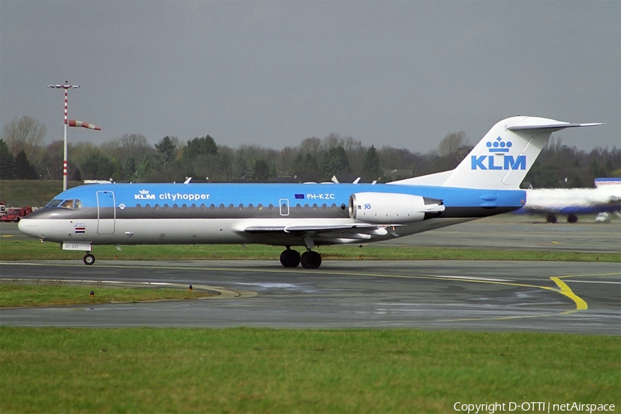 KLM Cityhopper Fokker 70 (PH-KZC) | Photo 298583