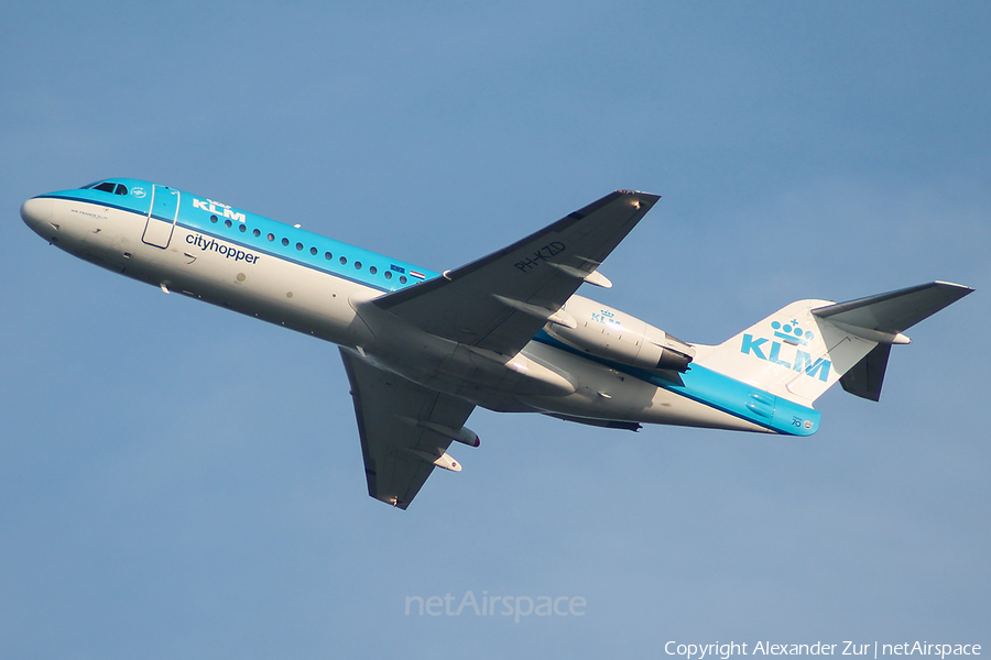 KLM Cityhopper Fokker 70 (PH-KZD) | Photo 433888