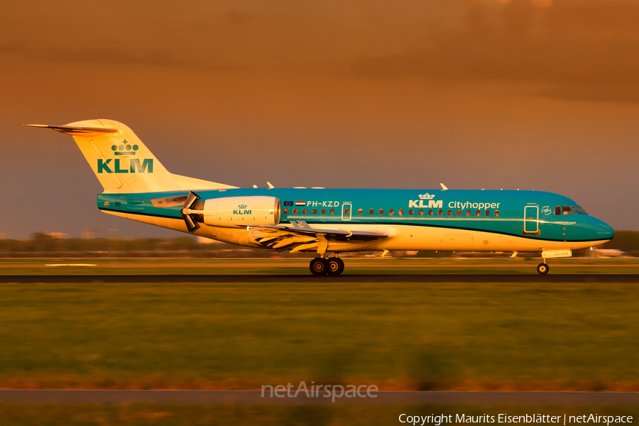 KLM Cityhopper Fokker 70 (PH-KZD) | Photo 125220