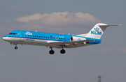 KLM Cityhopper Fokker 70 (PH-KZD) at  Dusseldorf - International, Germany