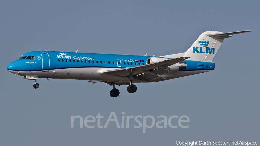 KLM Cityhopper Fokker 70 (PH-KZD) | Photo 227091