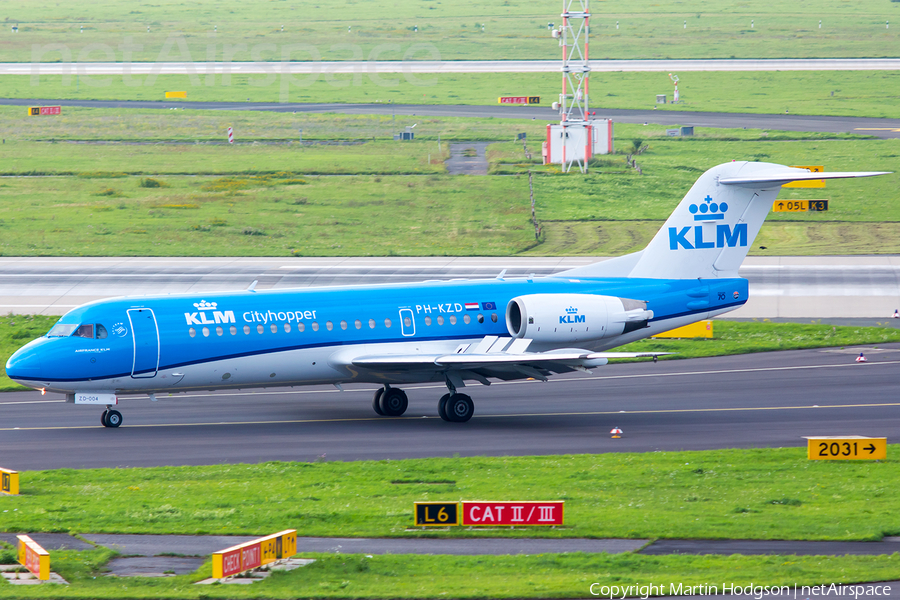 KLM Cityhopper Fokker 70 (PH-KZD) | Photo 86516